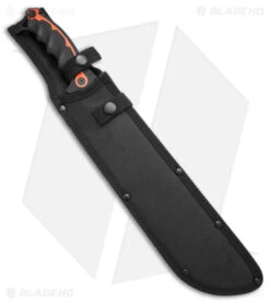 Boker Magnum Chainsaw Backup Straight Machete (11.5" Black) 02RY691 -Boker Boker Magnum Chainsaw Backup Straight Machete 11in Black BHQ 140188 td sheath