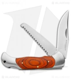 Boker Magnum Classic Hunter Slim Lockback Knife Wood (3.5" Satin) 01MB128