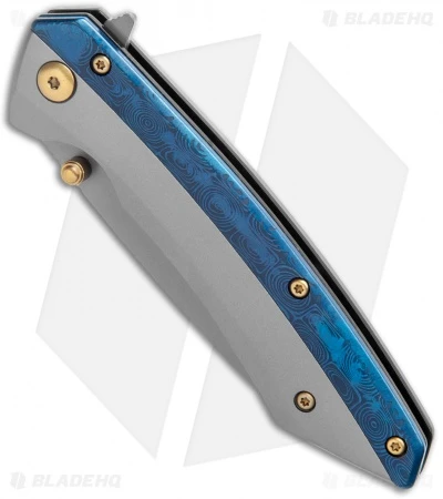 Boker Magnum Cobalt Liner Lock Knife Gray & Blue (3.4" Gray) 01RY288 2 Boker Magnum Cobalt Liner Lock Knife Gray & Blue (3.4" Gray) 01RY288 - Image 2
