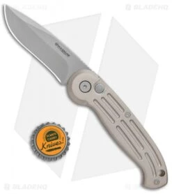 Boker Magnum Drop Point Automatic Knife Champagne (3.25" Bead Blast) 01BO007 -Boker Boker Magnum DP Auto Champagne BB 01BO007 BHQ 0099 jr bottlecap
