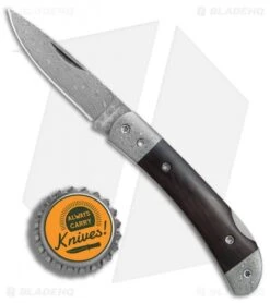 Boker Magnum Damascus Countess Lockback Knife Ebony (2.1" Damascus) 01MB049DAM -Boker Boker Magnum Damascus Countess BHQ 80864 er bottlecap