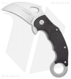Boker Magnum Dark Claw Liner Lock Karambit Knife Black G-10 (2.75" Stonewash)