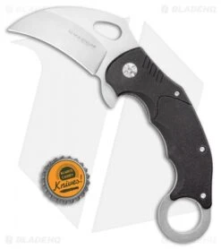 Boker Magnum Dark Claw Liner Lock Karambit Knife Black G-10 (2.75" Stonewash) -Boker Boker Magnum Dark Claw Manual Knife Black G 10 BHQ 94422 ns bottlecap