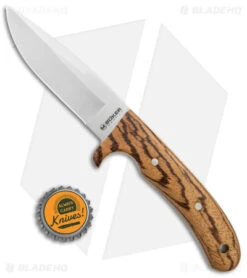 Boker Magnum Elk Hunter Fixed Blade Knife Zebra Wood (4.2" Satin) 7 Boker Magnum Elk Hunter Fixed Blade Knife Zebra Wood (4.2" Satin) -Boker Boker Magnum Elk Hunter Fixed Blade Zebra Wood Satin BHQ 139185 jr bottlecap
