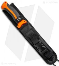 Boker Magnum FFB Fixed Blade Knife Orange Plastic (7.25" Black) 02MB204 -Boker Boker Magnum FFB Orange Plastic Black 02MB204 BHQ 111676 jr sheath
