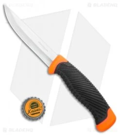Boker Magnum Falun Fixed Blade Knife Black/Orange (4" Satin) -Boker Boker Magnum Falun Fixed Blade Knife Black Orange BHQ 94425 ns bottlecap