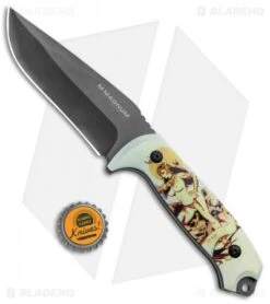 Boker Magnum Frank Frazetta Urban King Fixed Blade Ghoul Queen (4.6" Gray) -Boker Boker Magnum Frank Frzetta Urban King Ghoul Queen Gray 02YA149 BHQ 90340 jr bottlecap
