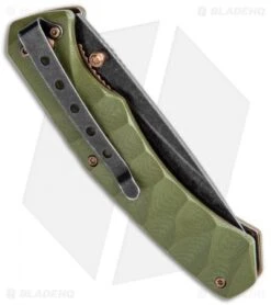 Boker Magnum Iguanodon Liner Lock Knife OD Green G-10 (3.3" Black SW) 01SC072 -Boker Boker Magnum Iguanodon LL OD Green G 10 Black SW 01SC072 BHQ 118403 jr side
