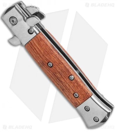 Boker Magnum Italian Classic Small Spring Assist Knife Rosewood (3.3" Polish) 2 Boker Magnum Italian Classic Small Spring Assist Knife Rosewood (3.3" Polish) - Image 2