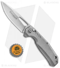 Boker Magnum K2 Ambi-Lock Folding Knife Gray (3.375" Stonewash) 01RY848 -Boker Boker Magnum K2 Ambi Lock Gray SW 01RY848 BHQ 90327 jr bottlecap
