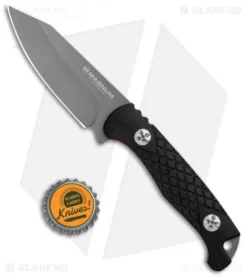 Boker Magnum Life Knife Fixed Blade Black G-10 (3.6" Gray) 02MB201 -Boker Boker Magnum Life Black G 10 Gray 02MB201 BHQ 102955 jr bottlecap