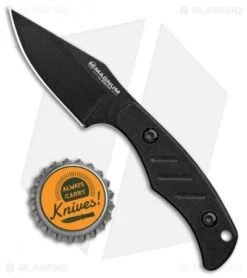 Boker Magnum Nano Neck Bowie Knife (2.25" Black) 02MB202 -Boker Boker Magnum Nano Neck Bowie Black 02MB202 BHQ 101885 jr bottlecap