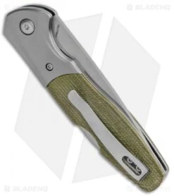 Boker Magnum Nice Lock Back Knife Green Micarta (3.3" Satin) 01SC079 -Boker Boker Magnum Nice Lock Back Green Micarta Satin 01SC079 BHQ 120665 jr side
