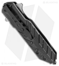 Boker Magnum Rocket Liner Lock Knife (3.5" Black) 01RY596 -Boker Boker Magnum Rocket SA Black 01RY596 BHQ 13774 jr side