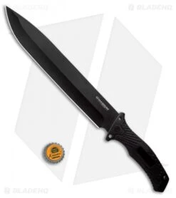 Boker Magnum Trojan Fixed Blade Knife Black (10.13" Black) -Boker Boker Magnum Trojan Fixed Blade Knife Black G 10 02RY171 BHQ 94430 ns bottlecap