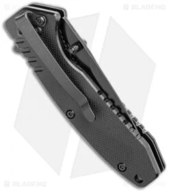 Boker Magnum Understatement Spring Assisted Knife Black G-10 (2.5" Black) -Boker Boker Magnum Understatement LL Black G 10 Black 01MB729 BHQ 120683 jr side