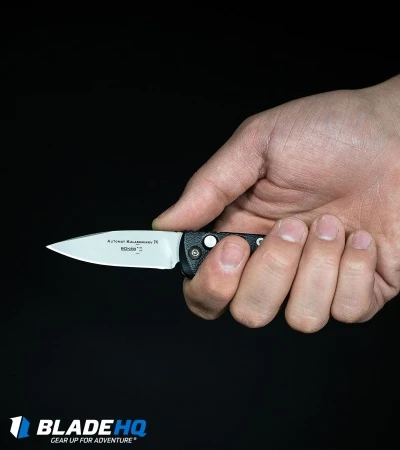 Boker Mini Kalashnikov Automatic Knife Dagger (2.5" Black D2) 4 Boker Mini Kalashnikov Automatic Knife Dagger (2.5" Black D2) - Image 4