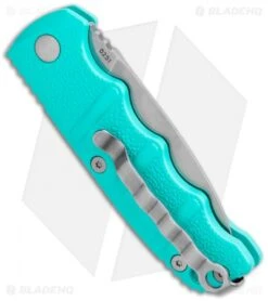 Boker Mini Kalashnikov Dagger Automatic Knife Tyranny Teal (2.5" Stonewash) -Boker Boker Mini Kalashnkov Dagger Auto Tyranny Teal SW 01KALS64NSOI BHQ 99633 jr side