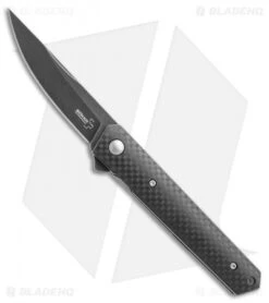 Boker Mini Kwaiken Exclusive Flipper Knife Carbon Fiber (3" Smokewash VG-10)
