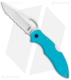 Boker Plus Action R Lockback Knife Turquoise G-10 (3" Satin Serr) 01BO095