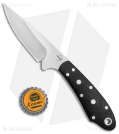 Boker Plus Backdrop Yurco Fixed Blade Knife Black G-10 (3.5" Satin) 02BO028 -Boker Boker Plus Backdrop Yurco Fixed Blade Black G 10 Satin 02BO028 BHQ 118384 jr bottlecap