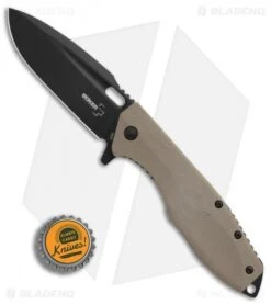 Boker Plus Caracal Flipper Liner Lock Knife Brown G-10 (3.5" Black) 01BO759 7 Boker Plus Caracal Flipper Liner Lock Knife Brown G-10 (3.5" Black) 01BO759 -Boker Boker Plus Caracal Brown G10 black BHQ 86577 er bottlecap