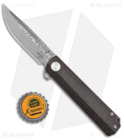 Boker Plus Cataclyst Frame Lock Knife Green Micarta (3" Damascus) -Boker Boker Plus Cataclyst FL Green Micarta Damascus BHQ 146710 jr bottlecap