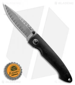 Boker Plus Damascus Gent I Ebony (3.2" Damascus) 01BO101DAM -Boker Boker Plus Damascus Gent I Ebony 3.2 Damascus 01BO101DAM BHQ 40451 LS Bottlecap