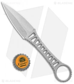 Boker Plus Delta Dagger Fixed Blade Knife (3.25" Stonewash) -Boker Boker Plus Delta Fixed Blade SW 02BO040 BHQ 99154 jr bottlecap