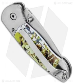 Boker Plus Gordito Frazetta "Ghoul Queen" Folding Knife (2.25" Satin) -Boker Boker Plus Gordito Frazetta Ghoul Queen Satin BHQ 94333 jr side