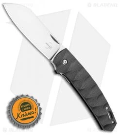 Boker Plus Haddock Pro Knife Black G-10 (3.4" Satin) 01BO232 -Boker Boker Plus Haddock Pro Knife Black G 10 3.375 Sattin Jens Anso 01BO232 BHQ 118394 LS Bottlecap