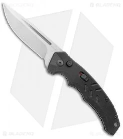 Boker Plus Intention II Automatic Knife Black G-10 (3.25" Stonewash) 01B0482
