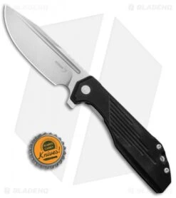 Boker Plus JB Stout Lateralus Flipper Knife Black G-10 (3.6" Stonewash) -Boker Boker Plus JB Stout Lateralus Black G 10 D2 01BO778 BHQ 71453 jr bottlecap 2