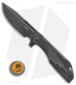 Boker Plus JB Stout Lateralus Flipper Knife Black SW SS (3.6" Black SW) 01BO767 -Boker Boker Plus JB Stout Lateralus black sw ss black sw BHQ 76667 er bottlecap