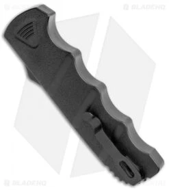 Boker Kalashnikov Bowie D/A OTF Automatic Knife (3.5" Black SW D2) -Boker Boker Plus Kalashnikov DA OTF Auto Black SW BHQ 113130 jr side