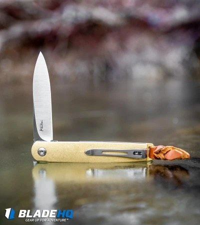 Boker Plus Kansei Matsuno LRF Liner Lock Knife Brass (3" Satin) 5 Boker Plus Kansei Matsuno LRF Liner Lock Knife Brass (3" Satin) - Image 5