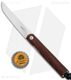 Boker Plus Kansei Nori Liner Lock Knife Cocobolo Wood (3.125" Satin) 01BO892 -Boker Boker Plus Kansei Nori LL Cocobolo Wood Satin 01BO892 BHQ 101768 jr bottlecap