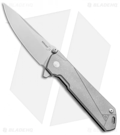 Boker Plus Kihon Frame Lock Knife Titanium (3.25" Satin) 01BO773 1 Boker Plus Kihon Frame Lock Knife Titanium (3.25" Satin) 01BO773