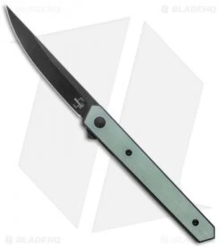 Boker Plus Kwaiken Air Mini Liner Lock Knife Jade G-10 (3" Black)