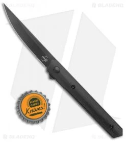 Boker Plus Kwaiken Air Mini Liner Lock Knife Blackout G-10 (3" Black) 01BO329 -Boker Boker Plus Kwaiken Air Mini LL Black G 10 Black 01BO329 BHQ 136237 jr bottlecap