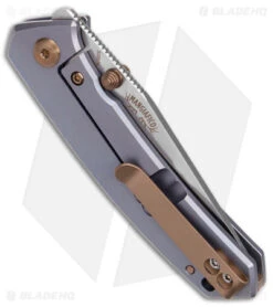 Boker Plus Mangiafico Canoe Frame Lock Knife Blue Titanium (2.75" SW) 01BO494 6 Boker Plus Mangiafico Canoe Frame Lock Knife Blue Titanium (2.75" SW) 01BO494 -Boker Boker Plus Mangiafico Canoe FL Blue Ti SW BHQ 146659 jr side