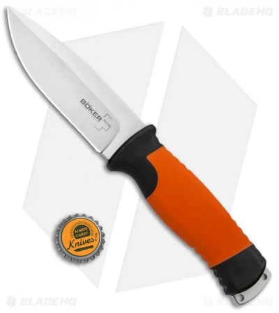 Boker Plus Outdoorsman Fixed Blade Knife Orange (4.6" Satin) 02BO014 4 Boker Plus Outdoorsman Fixed Blade Knife Orange (4.6" Satin) 02BO014 - Image 4