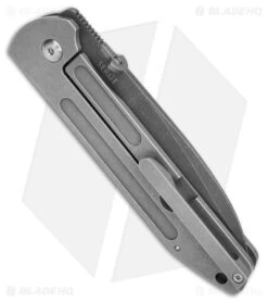 Boker Plus Pachenko Evade Frame Lock Knife Gray Stainless Steel (3.5" Stonewash) -Boker Boker Plus Pachenko Evade FLK Gray Stainless Steel 3in SW BHQ 146702 td side