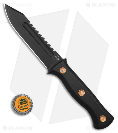 Boker Plus Pilot Knife Fixed Blade Black G-10 (5.3" Black Serr D2) 02BO074 5 Boker Plus Pilot Knife Fixed Blade Black G-10 (5.3" Black Serr D2) 02BO074 - Image 5