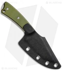 Boker Plus Piranha Fixed Blade Knife OD Green G-10 (3" Stonewash) 02BO005 -Boker Boker Plus Piranha OD Green SW 02BO005 BHQ 49517 jr sheath