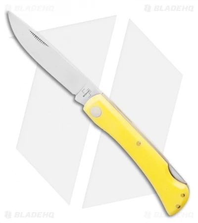 Boker Plus Rangebuster Junior 2.0 Lockback Knife Yellow Poly (3" Satin) 01BO173 1 Boker Plus Rangebuster Junior 2.0 Lockback Knife Yellow Poly (3" Satin) 01BO173