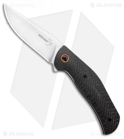 Boker Plus Roundhouse Liner Lock Flipper Knife Carbon Fiber(3.75" Satin) 1 Boker Plus Roundhouse Liner Lock Flipper Knife Carbon Fiber(3.75" Satin)