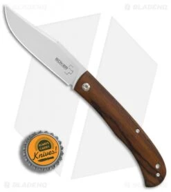 Boker Plus Slack Slip Joint Folding Knife Cocobolo (3.25" Satin) 01BO069 -Boker Boker Plus Slack Slip Joint Cocobolo satin BHQ 86588 er bottlecap