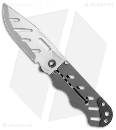 Boker Plus Stowaway Frame Lock Knife Titanium (3.25" Satin) 01BO029 1 Boker Plus Stowaway Frame Lock Knife Titanium (3.25" Satin) 01BO029