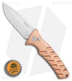 Boker Plus Strike Copper Automatic Knife (3.25" Stonewash) 9 Boker Plus Strike Copper Automatic Knife (3.25" Stonewash) -Boker Boker Plus Strike Copper Automatic Knife 3.25 Stonewash BHQ 99645 LS Bottlecap
